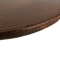 20" Oil Rubbed Bronze Hammered Copper Lazy Susan