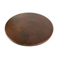 20" Oil Rubbed Bronze Hammered Copper Lazy Susan