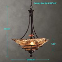 Vitalia 3 Light Pendant