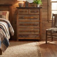 5 Drawer Chest: Some lifestyle images are created with AI for visualization purposes. Crafted from natural solid wood, each piece is unique and will vary.