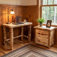 Rustic File Cabinet: Some lifestyle images are created with AI for visualization purposes. Crafted from natural solid wood, each piece is unique and will vary.