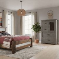 Rustic Wood Chest: Some lifestyle images are created with AI for visualization purposes. Crafted from natural solid wood, each piece is unique and will vary.