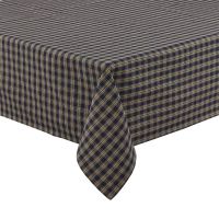 Rustic Navy Plaid Tablecloths