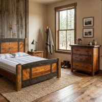 3 Drawer Chest: Some lifestyle images are created with AI for visualization purposes. Crafted from natural solid wood, each piece is unique and will vary.