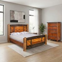 5 Drawer Chest: Some lifestyle images are created with AI for visualization purposes. Crafted from natural solid wood, each piece is unique and will vary.
