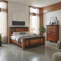 6 Drawer Chest: Some lifestyle images are created with AI for visualization purposes. Crafted from natural solid wood, each piece is unique and will vary.