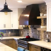 36" Campana Oil Rubbed Bronze Hammered Copper 735 CFM Wall Mounted Range Hood
