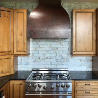 36" Campana Oil Rubbed Bronze Hammered Copper 735 CFM Wall Mounted Range Hood