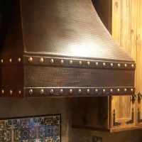 36″ Correa Oil Rubbed Bronze Hammered Copper 1250 CFM Wall Mounted Range Hood