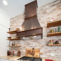 38″ Euro Oil Rubbed Bronze Hammered Copper 735 CFM Wall Mounted Range Hoods