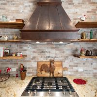 38″ Euro Oil Rubbed Bronze Hammered Copper 735 CFM Wall Mounted Range Hoods