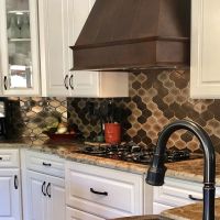 38″ Euro Oil Rubbed Bronze Hammered Copper 735 CFM Wall Mounted Range Hoods
