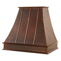38″ Euro Oil Rubbed Bronze Hammered Copper 1250 CFM Wall Mounted Range Hood