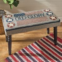 Old Glory Hooked Bench.