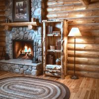 Rustic Bookcase: Some lifestyle images are created with AI for visualization purposes. Crafted from natural solid wood, each piece is unique and will vary.