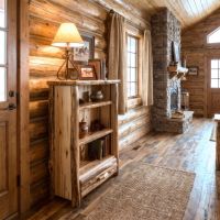 Rustic Bookcase: Some lifestyle images are created with AI for visualization purposes. Crafted from natural solid wood, each piece is unique and will vary.