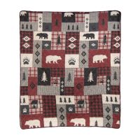 Bear Peak Microfiber Throw Blanket