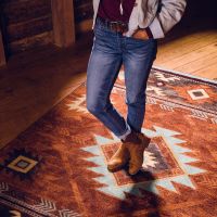 Whiskey River Rug - Rust