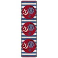 Ahoy There Rug - Nautical