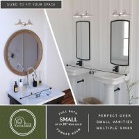 Akron 2-Light Satin Nickel Vanity Light