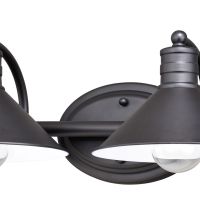 Akron 2-Light Oil Rubbed Bronze Vanity Light