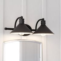 Akron 2-Light Oil Rubbed Bronze Vanity Light
