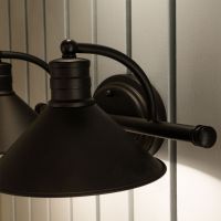 Akron 2-Light Oil Rubbed Bronze Vanity Light