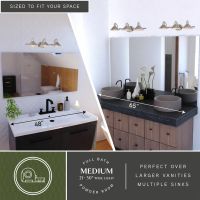 Akron 3-Light Satin Nickel Vanity Light