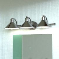 Akron 3-Light Satin Nickel Vanity Light
