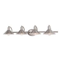 Akron 4-Light Satin Nickel Vanity Light