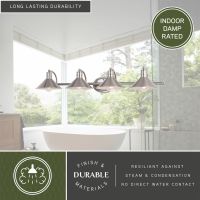 Akron 4-Light Satin Nickel Vanity Light