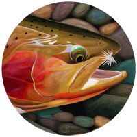Golden Catch Area Rug - Paint