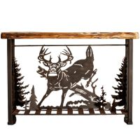 Metal Jumping Buck Scene Sofa Table
