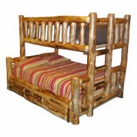 Aspen Log Bunk Bed