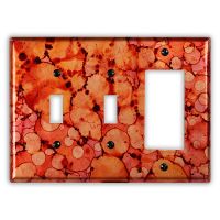 Autumn 2 Toggle 1 Rocker/GFI Copper Switch Plate