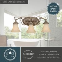 Avenant 3-Light French Bronze Vanity Light