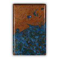Azul 1 Blank Copper Switch Plate