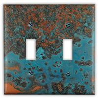 Azul 2 Toggle Copper Switch Plate