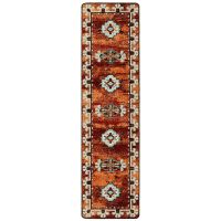Badlands Runner Rug - Rust