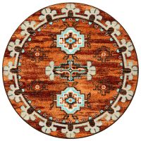 Badlands Area Rug - Rust