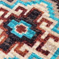 Badlands Runner Rug - Rust