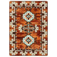 Badlands Area Rug - Rust