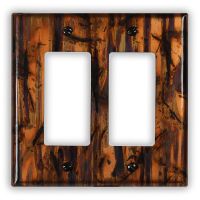 Bamboo Forest 2 Rocker/GFI Copper Switch Plate