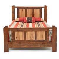 Stony Brooke Barn Wood Panel Bed - Oak Panels