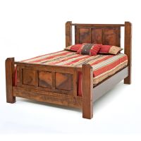 Stony Brooke Barn Wood Panel Bed - Copper Panels