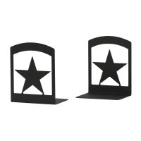 Wrought Iron Star Book Ends