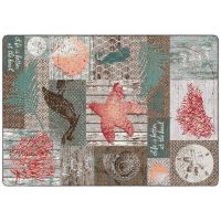 Beach Blocks Entry Rug - Coastal