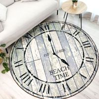 Beach Time Round Area Rug