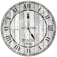 Beach Time Round Area Rug