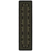 Bear Family Runner Rug - Green